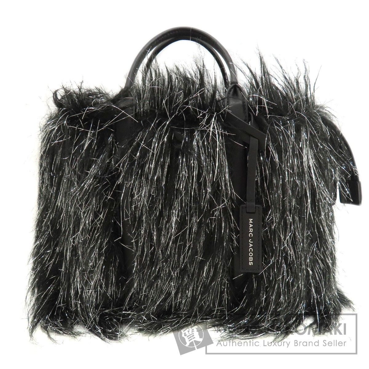 MARC JACOBS マーク・ジェイコブス ファーバッグ トートバッグ レザー 