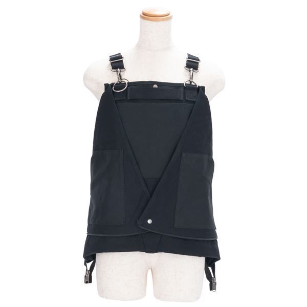ヒッポス HIPPOSS 5 Way 難燃エプロンバッグ M HPS FWA 01 BK ブラック