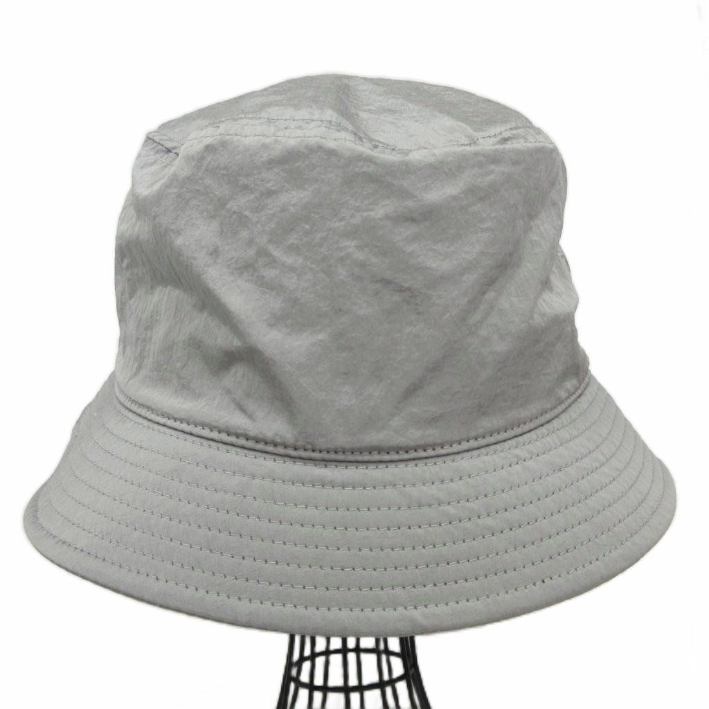 ストーンアイランド STONE ISLAND NYLON METAL エンブロイダリー バケットハット ロゴ 刺繍 サファリハット リフレクト 9100012 グレー XL AA