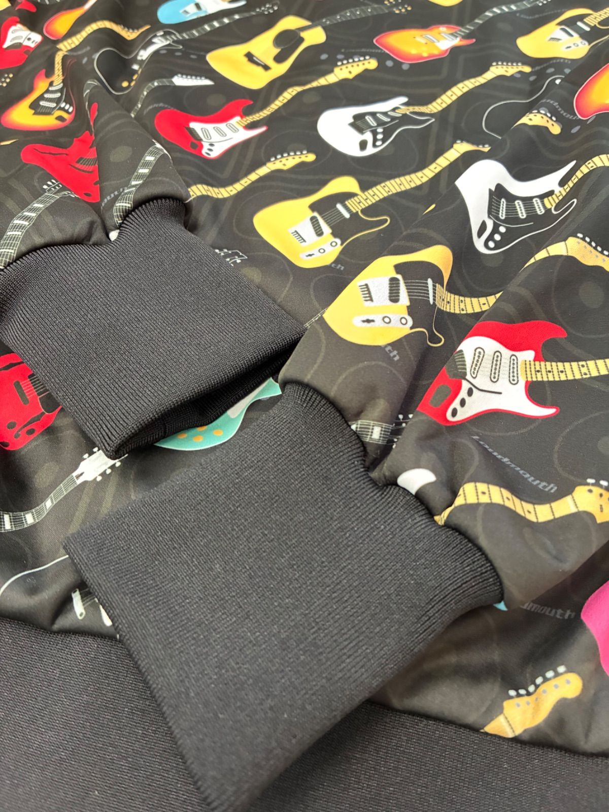 サイズ:M LOUDMOUTH ラウドマウス;裏起毛ジップジャケットロゴ刺繍