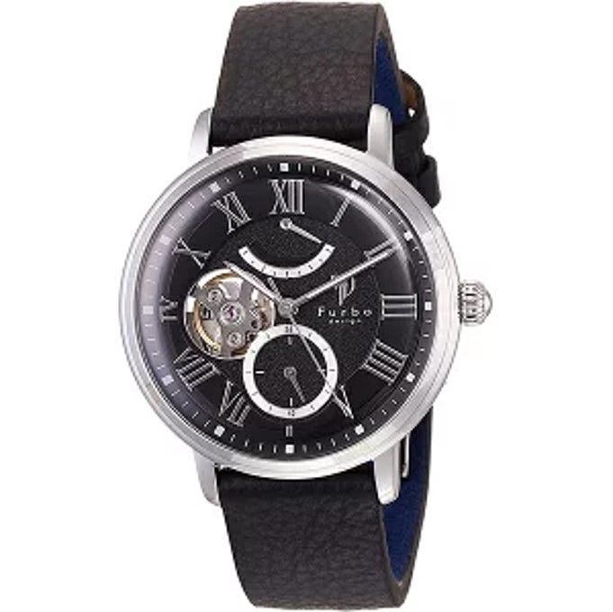 新品未使用フルボデザインメンズ自動巻き 腕時計 黒