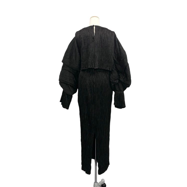 Mame Kurogouchi マメクロゴウチ Wrinkle Pleats Cropped Top&I