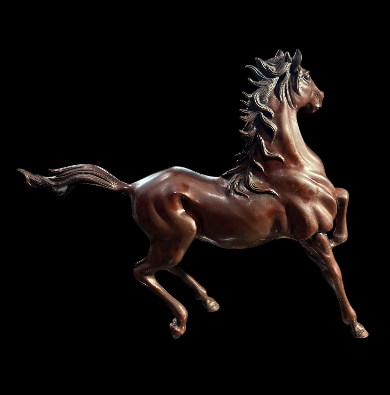 レリーフ（鉄製） インテリア 馬 置物 美術品 写実的 骨董品 芸術家