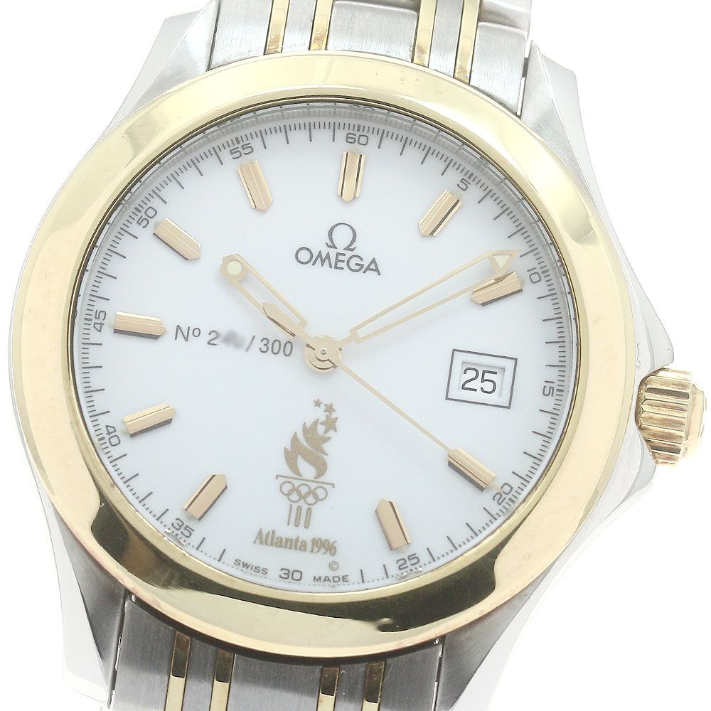 オメガ OMEGA 2311.22 シーマスター YGベゼル アトランタ五輪 クォーツ メンズ_882902