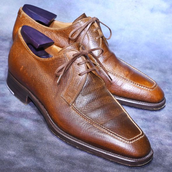 Russian Reindeer Leather Stefano Bemer Bespoke 本物 超美品