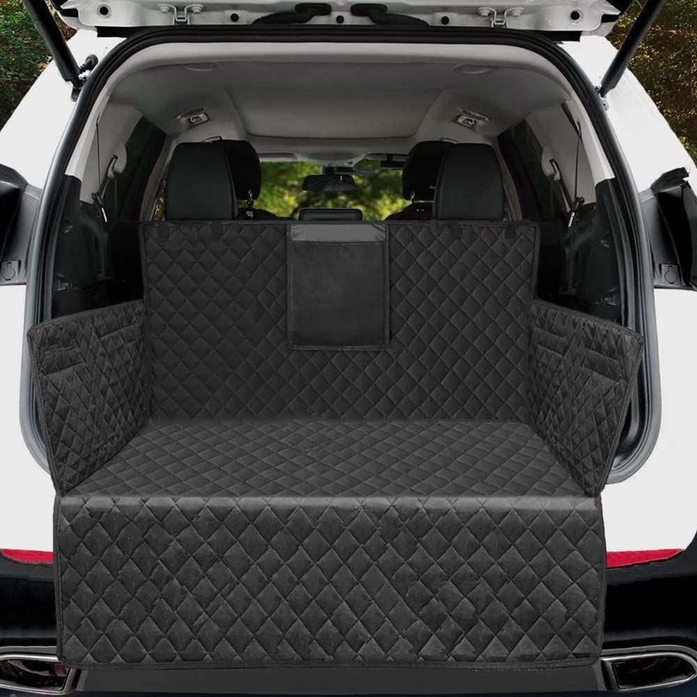 【数量限定】汚れに強い 荷台マット 後部座席 滑り止め 撥水 カー汎用品 600D ラゲッジマット オックスフォード 耐久性 車用 ワンタッチバックル 取付簡単 Temiry 軽自動車/SUV用 (汎用ラゲッジ