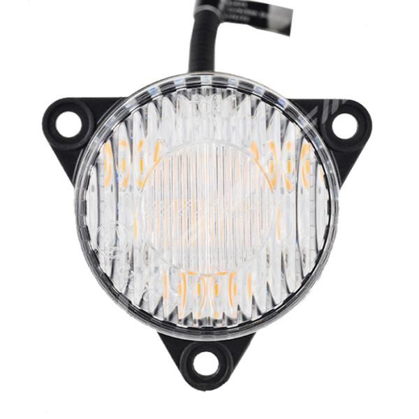 丸型 LEDウィンカー リア 1個 12V 22W 2.3W ハイフラッシュ防止キャンセラー付属 ECE規格取得済 ノイズ低減回路採用 IPF TL-02WUR E1E1 BRIGHTFACE_UK