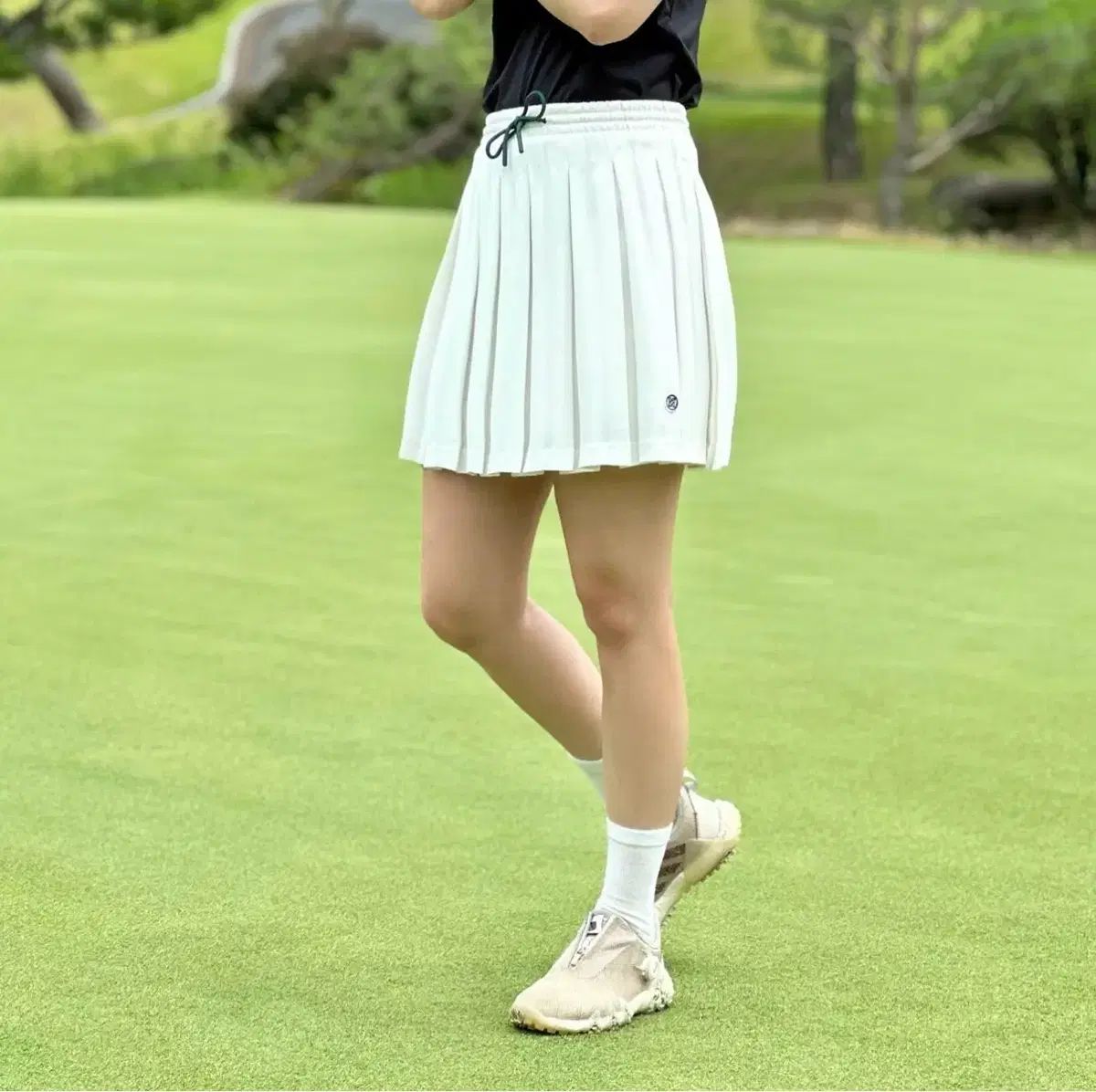 レディースゴルフウェア プリーツ