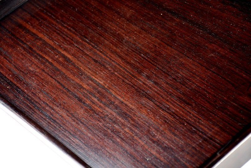 紫檀四方盆 煎茶盆