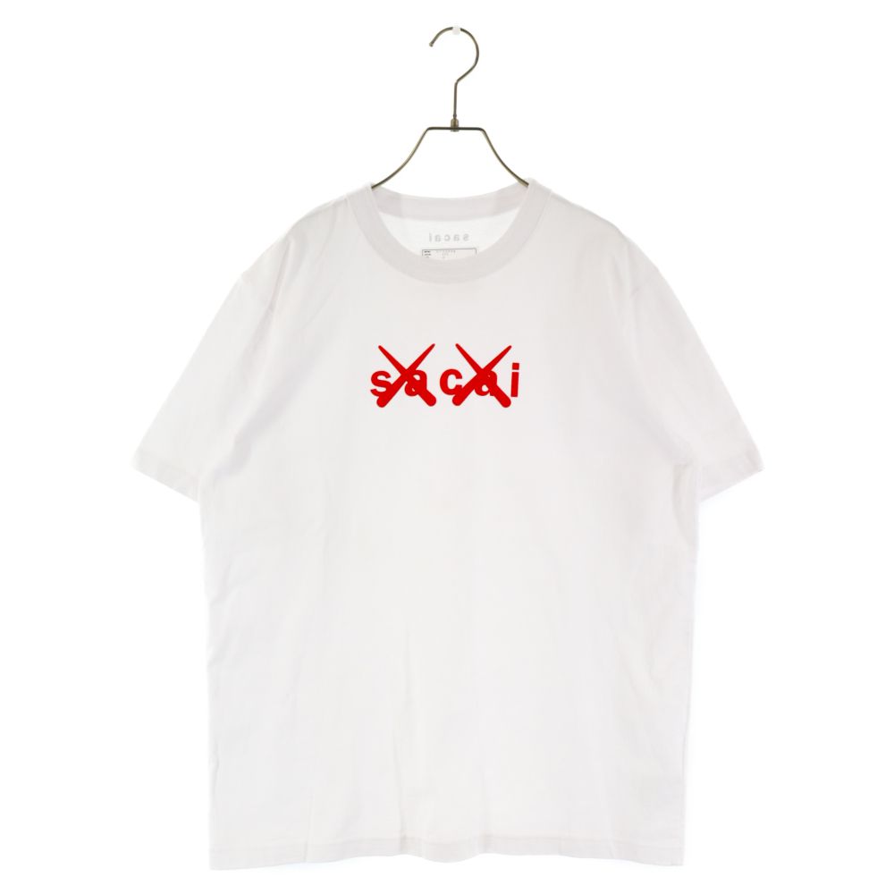 Sacai (サカイ) ×KAWS カウズ 21SS Flock Print T 半袖Tシャツ