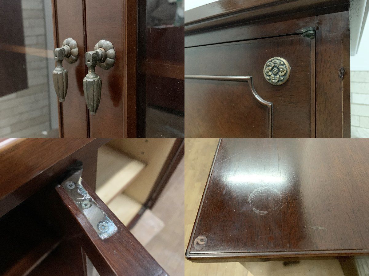 GMHK597○メープル不二家 神戸洋家具 サイドボード リビングボード 収納家