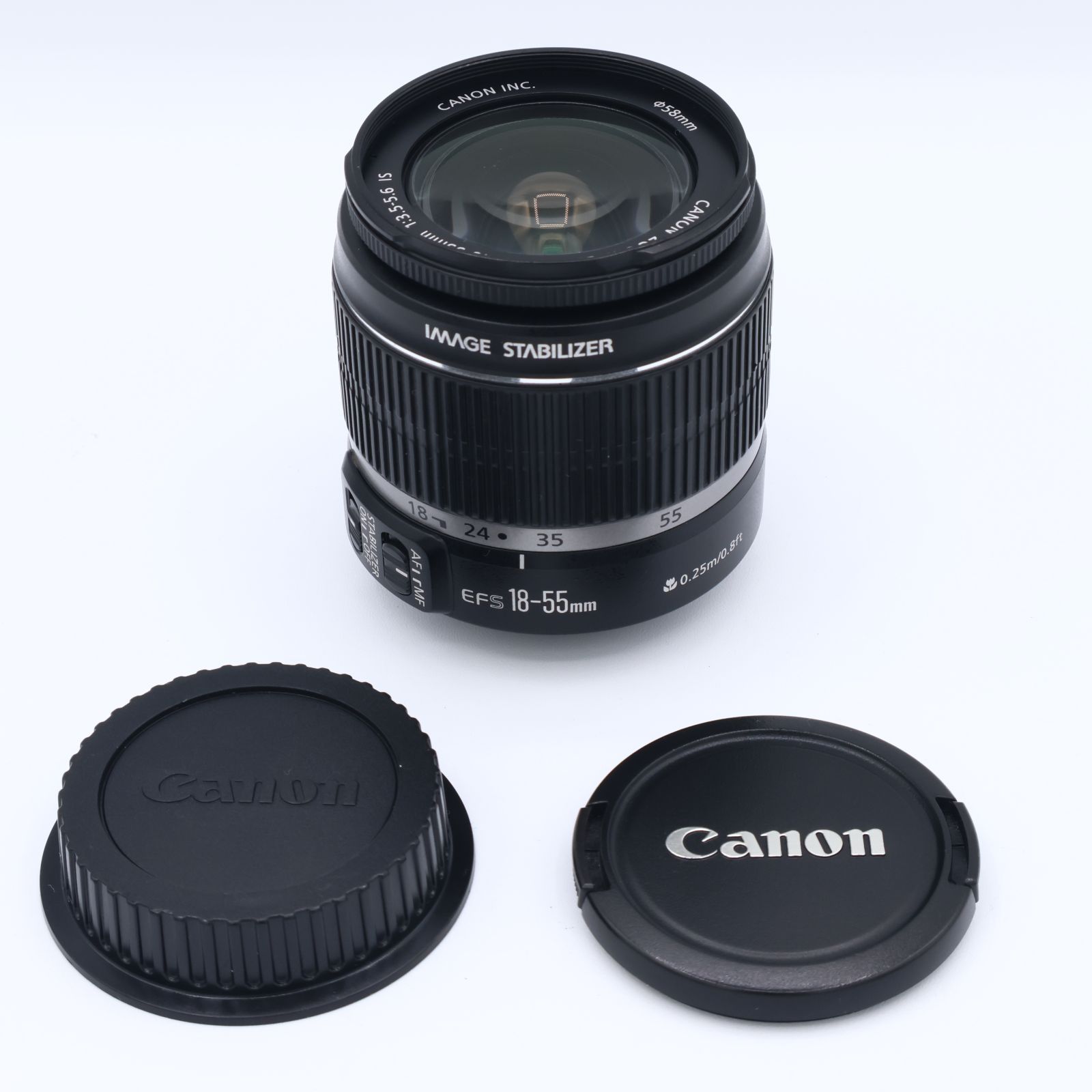 Canon キヤノン 標準ズームレンズ EF-S18-55mm F3.5-5.6 IS APS
