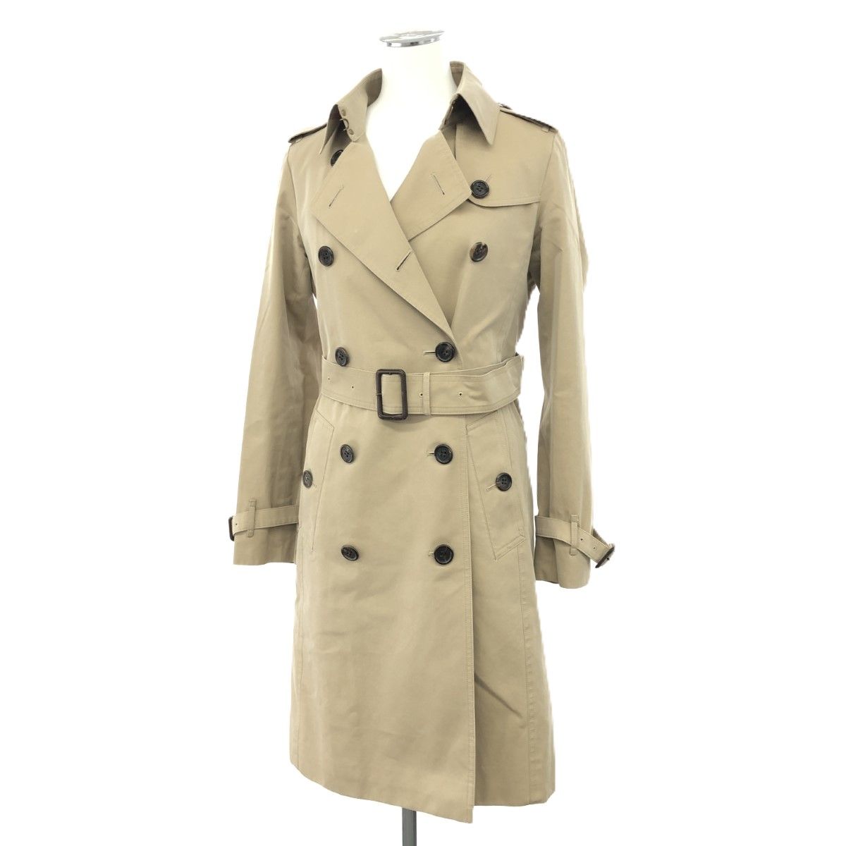 BURBERRY LONDON バーバリーロンドン 裏地ノバチェック柄 ライナー付 トレンチコート 小さいサイズ 34 ベージュ レディース 240001143063