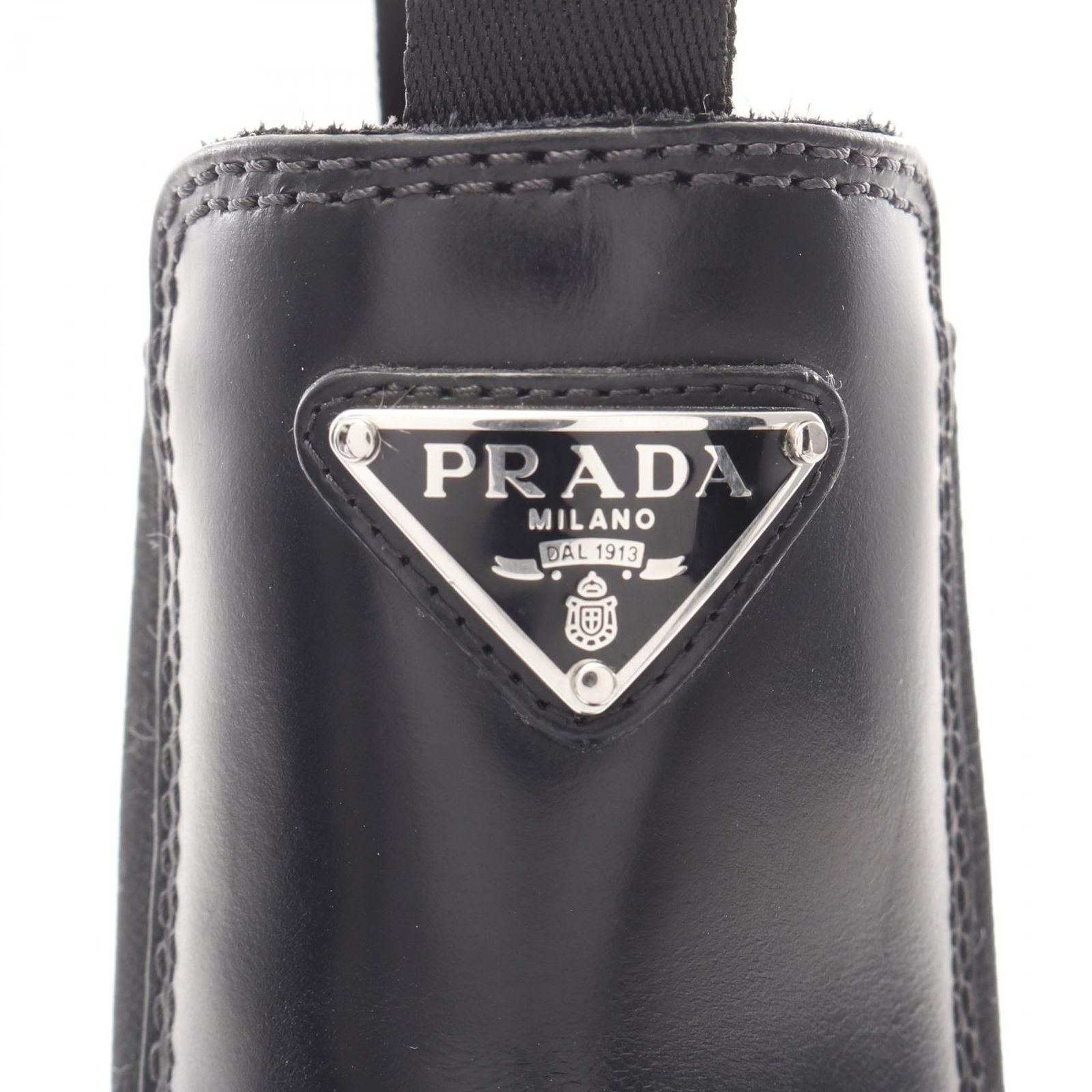 プラダ PRADA ブーツ モノリス ブラッシュドレザー チェルシーブーツ