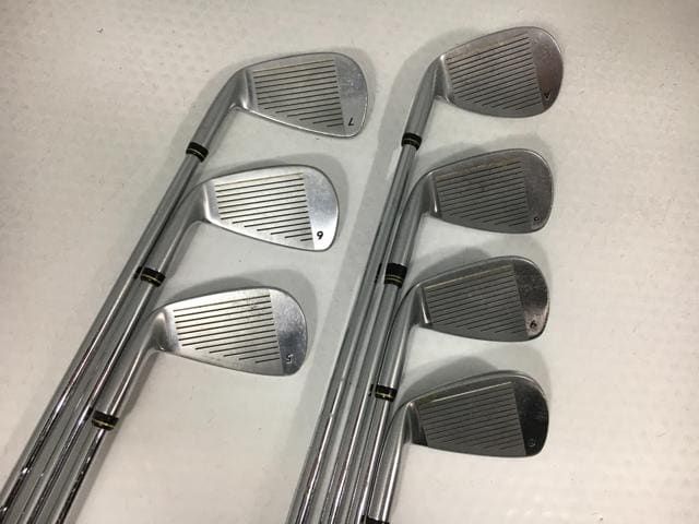 良品 プロギア スピードアイアン TR 8本セット 右打ち メンズ PRGR