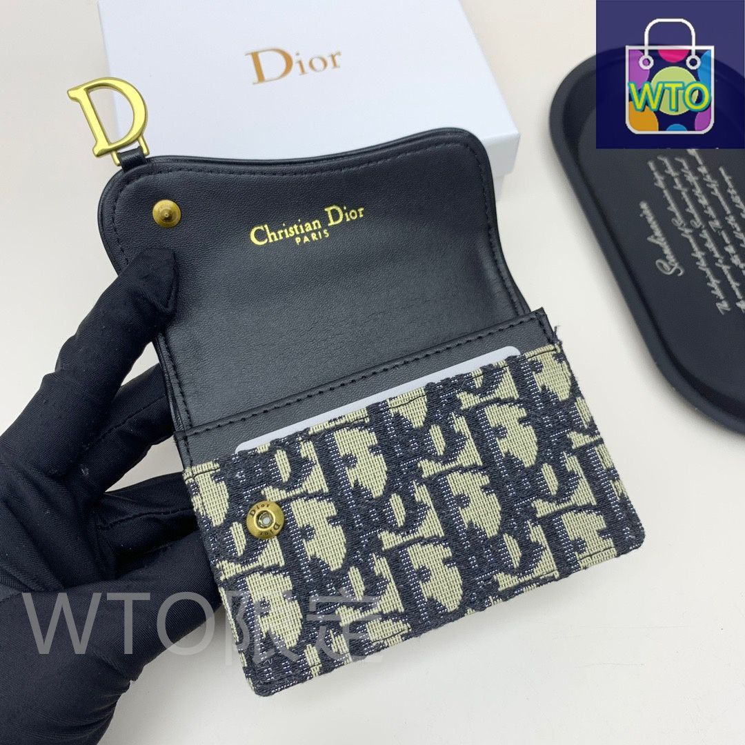今日特価】Dior ディオール 最新サドルカードケースシリーズ