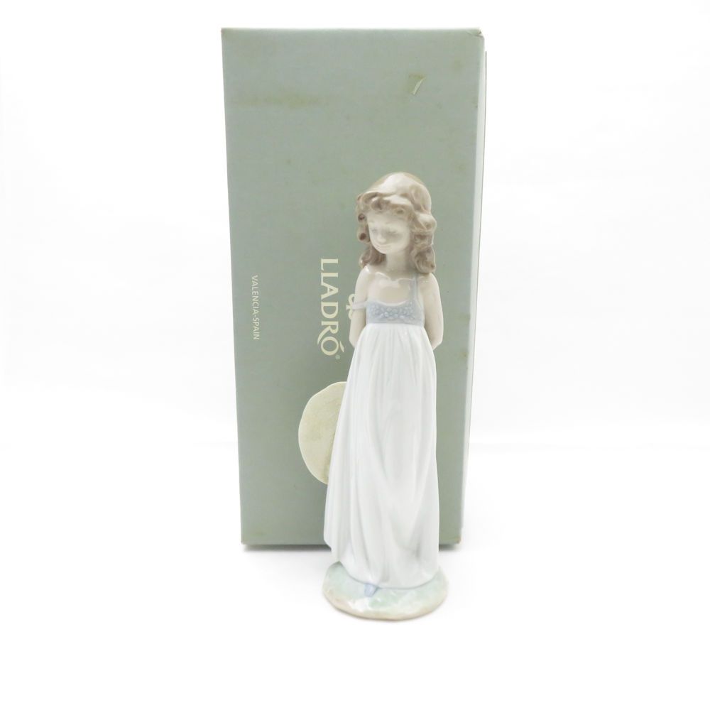 美品 LLADRO リヤドロ 8114 思い出の丘 Natural Beauty フィギュ