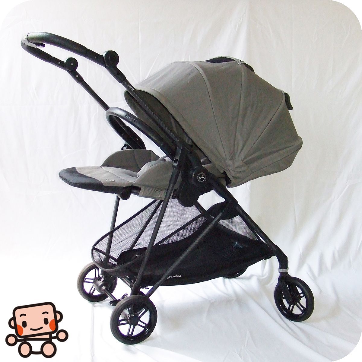 綺麗/CYBEXメリオA型ベビーカー/１カ月~３歳頃/両対面/洗濯済 綺麗/CYBEXメリオA型ベビーカー/1カ月~3歳頃/両対面/洗濯済