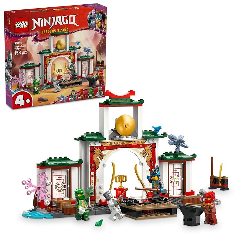レゴ LEGO ニンジャゴー ニンジャ スピン術道場 おもちゃ 玩具 誕生日 プレゼント ブロック 知育男の子 女の子 子供 4歳 5歳 6歳 対戦 ロボット 1