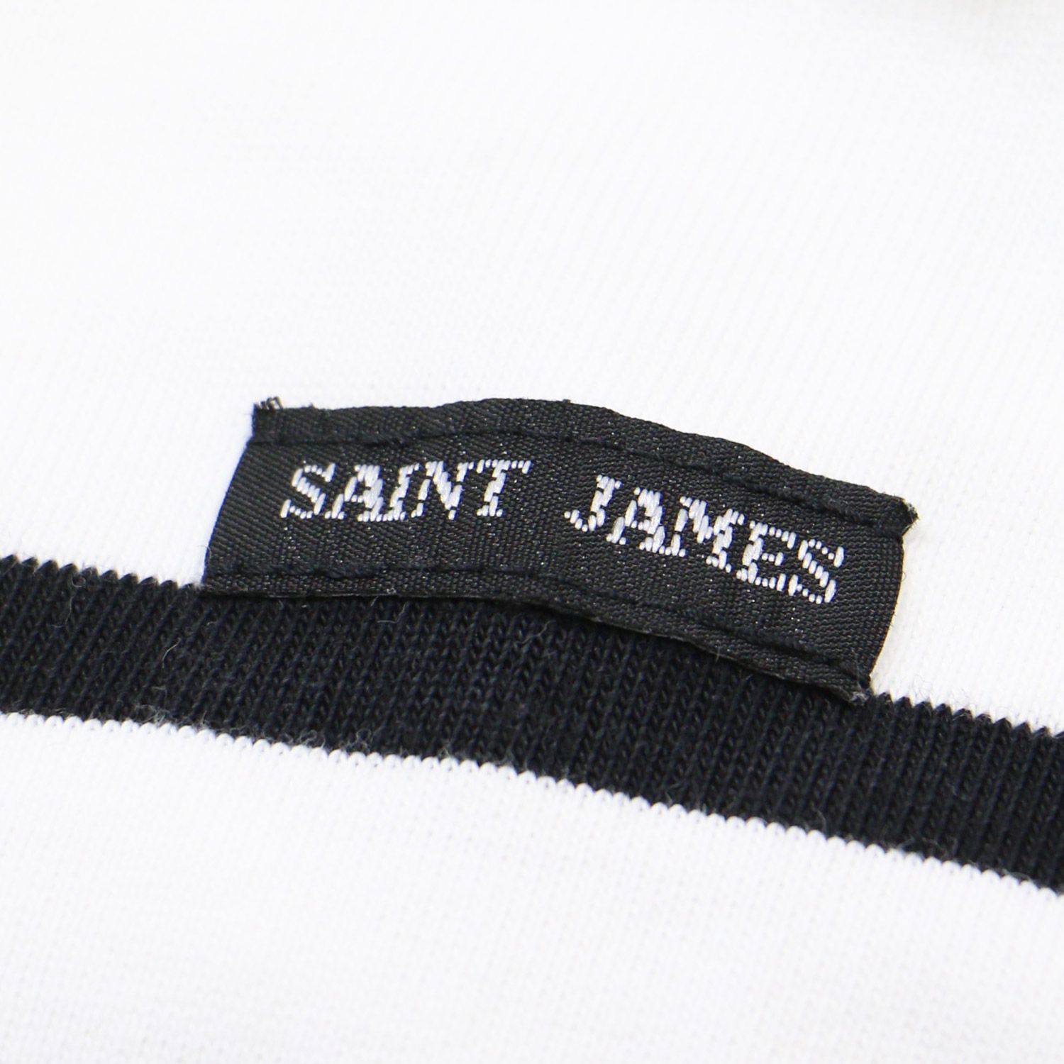 SAINT JAMES セントジェームス Tシャツ ホワイト ブラック 白黒 サイズ 
