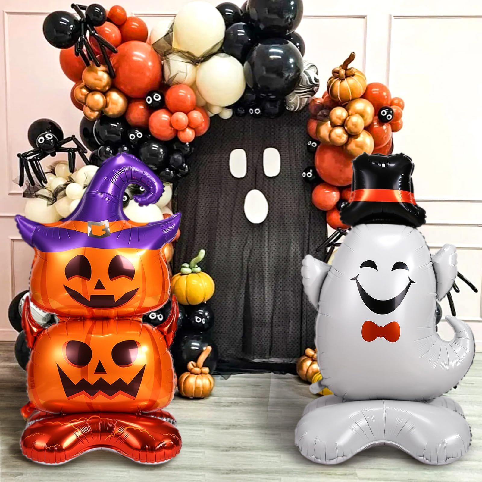 ハロウィン バルーン 風船 装飾 飾り オレンジ ブラック パーティー