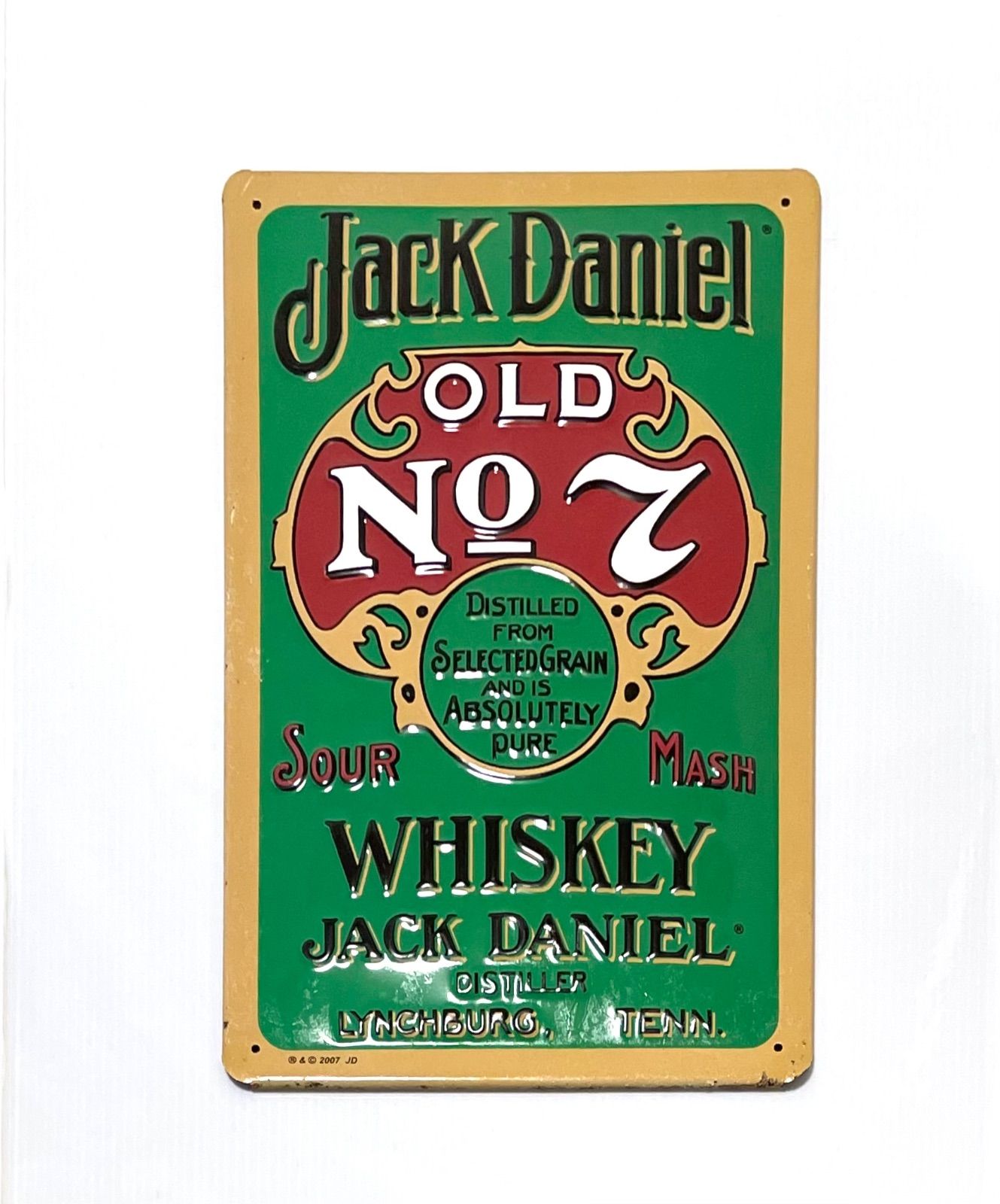 アンティーク ホーロー看板 ブリキ看板 ジャックダニエル