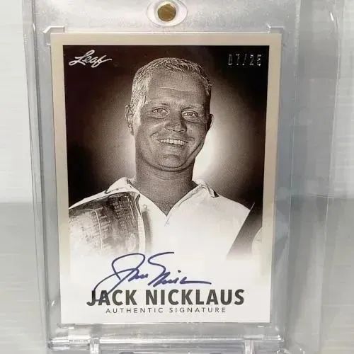 25枚限定】2015 Leaf Legends of Sport ジャック・ニクラウス Jack Nicklaus☆直筆サイン /25 - メルカリ