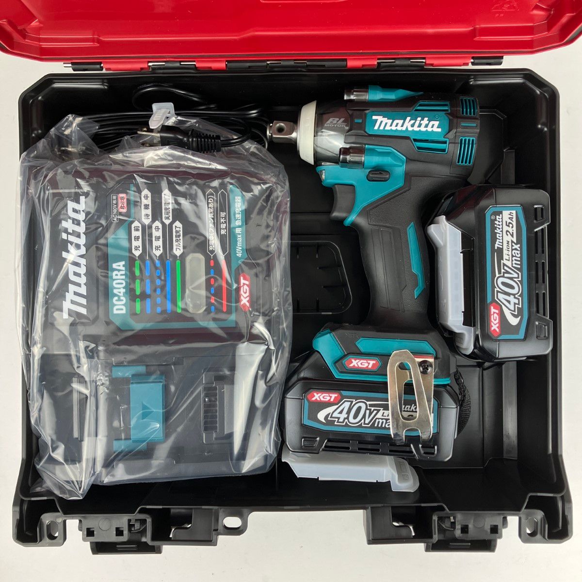 ЗЗMAKITA マキタ 40v 12.7mm インパクトレンチ バッテリーx2 充電器 