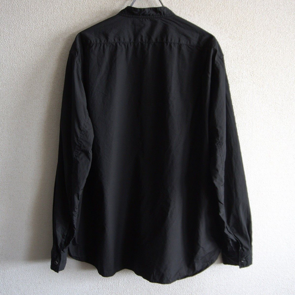 美品！アーツアンドサイエンス バンドカラー ロングシャツ メンズ3 美品】 ARTS&SCIENCE 【バンドカラー シャツ】3 ブラック アーツ