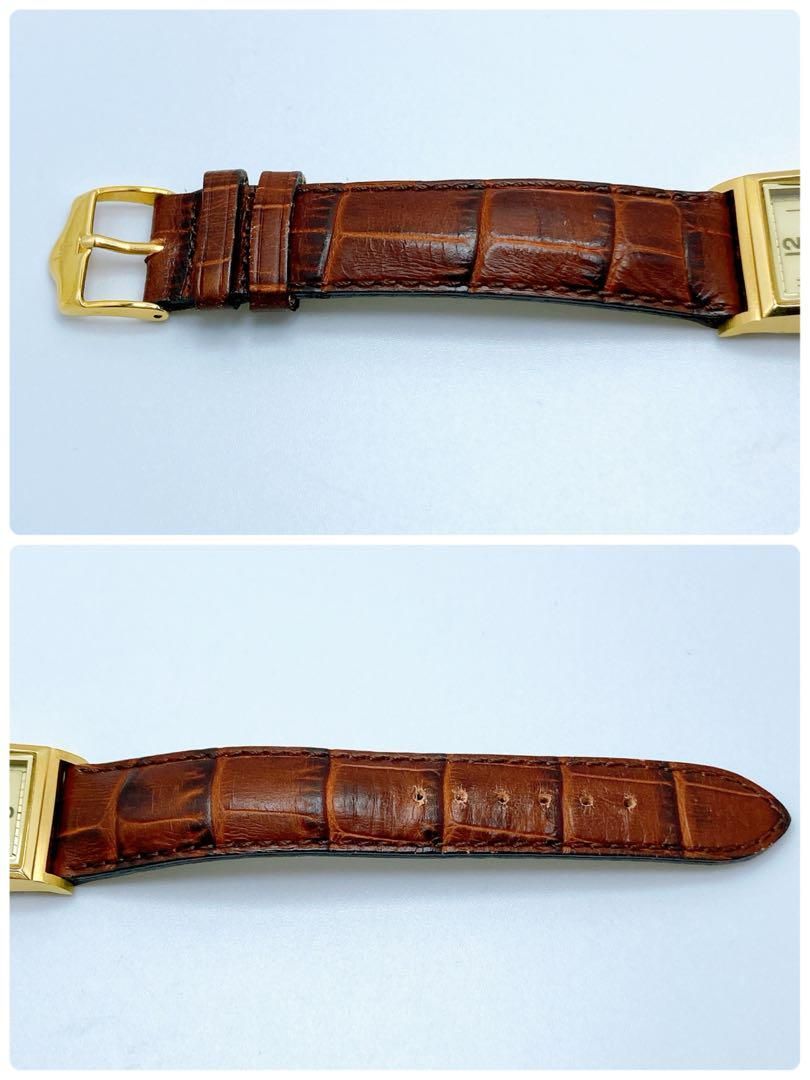 432 LIP リップチャーチルT18 スクエアスモセコ腕時計美品ウオ－ター