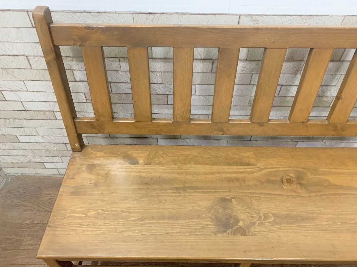 ◇enfant アンファン ベンチ チェア パイン材 ダイニングベンチ