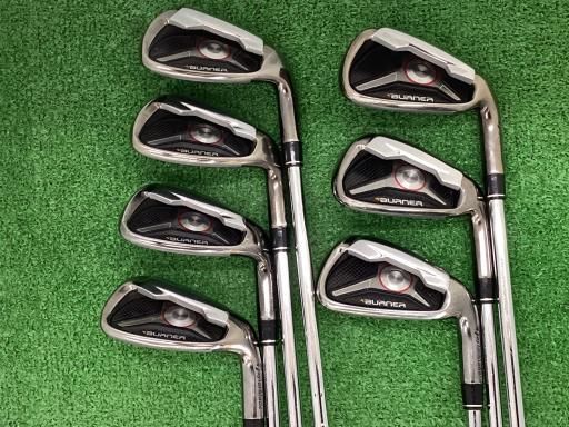 テーラーメイド BURNER 2009 8S USA アイアンセット IR BURNER RE-AX SUPERFAST 85 STEEL フレックスS メンズ 男性用 右利き 右用 Cランク ゴルフクラブ