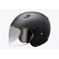 【新品・5営業日で発送】ユニカー(Unicar) ユニカー工業 MATTED セミジェットヘルメット マットブラック BH-23K(9715bm)