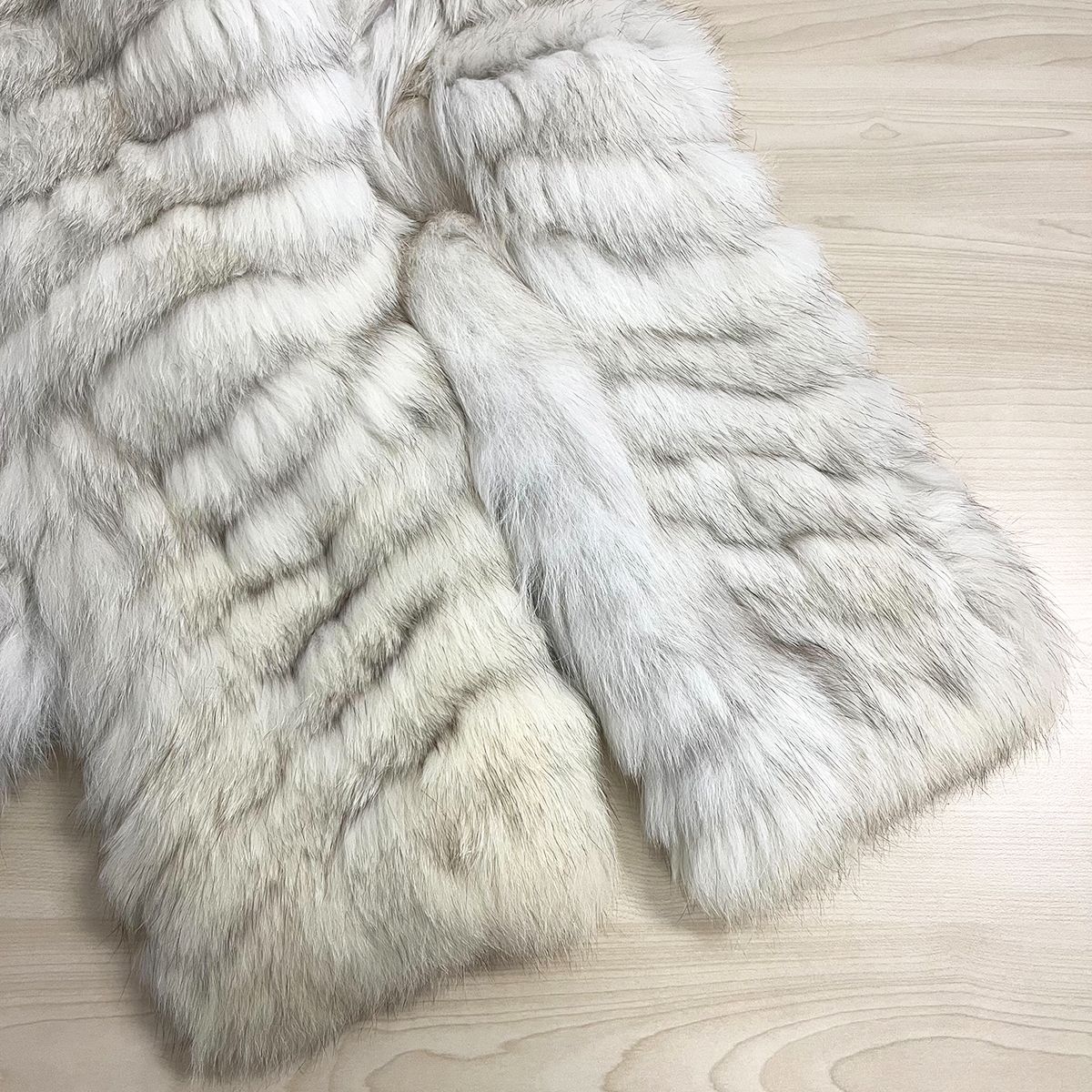 SAGA FOX サガフォックス Rambulton 毛皮 コート 銀サガ