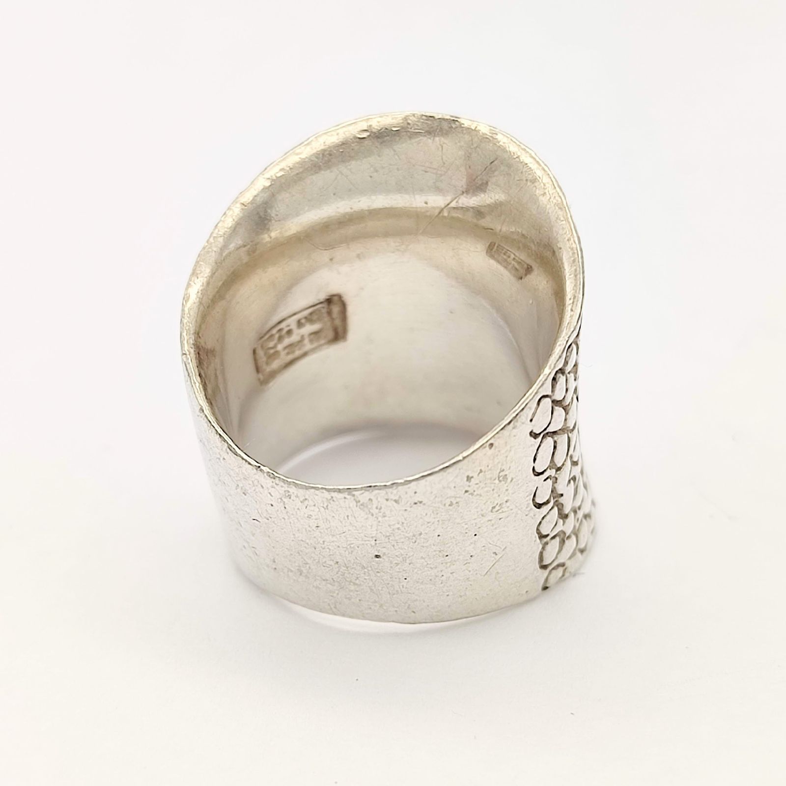 美品】Folli Follie フォリフォリ シルバーワイドリング SILVER