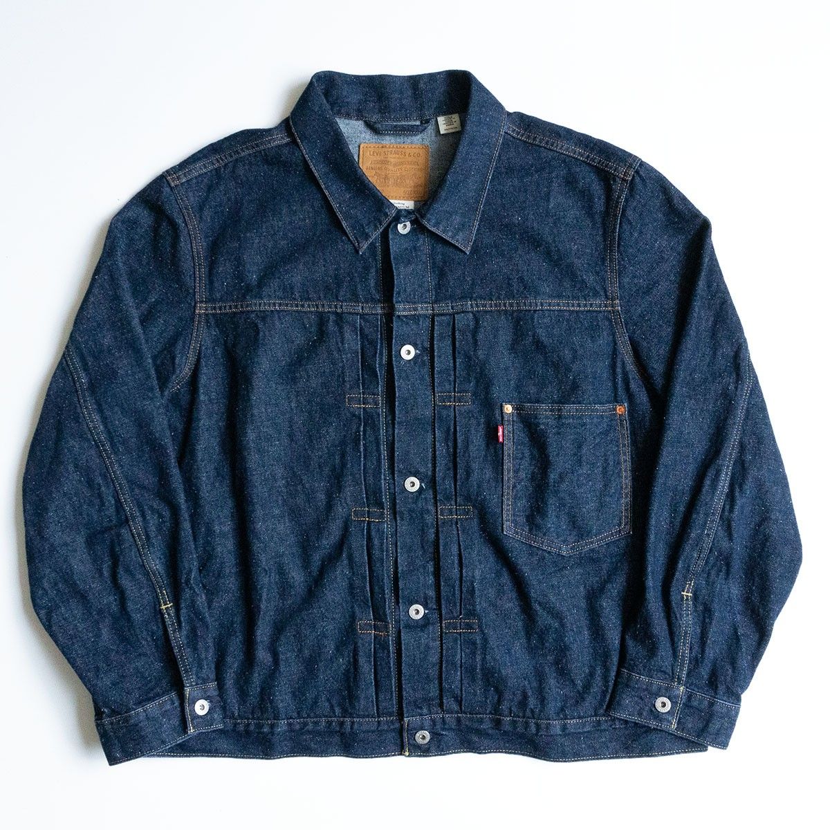 濃紺|ビッグサイズ|Tバック LEVI S PREMIUM TYPE I トラッカー デニム ジャケット XXL 1st ファースト リーバイス 25060361