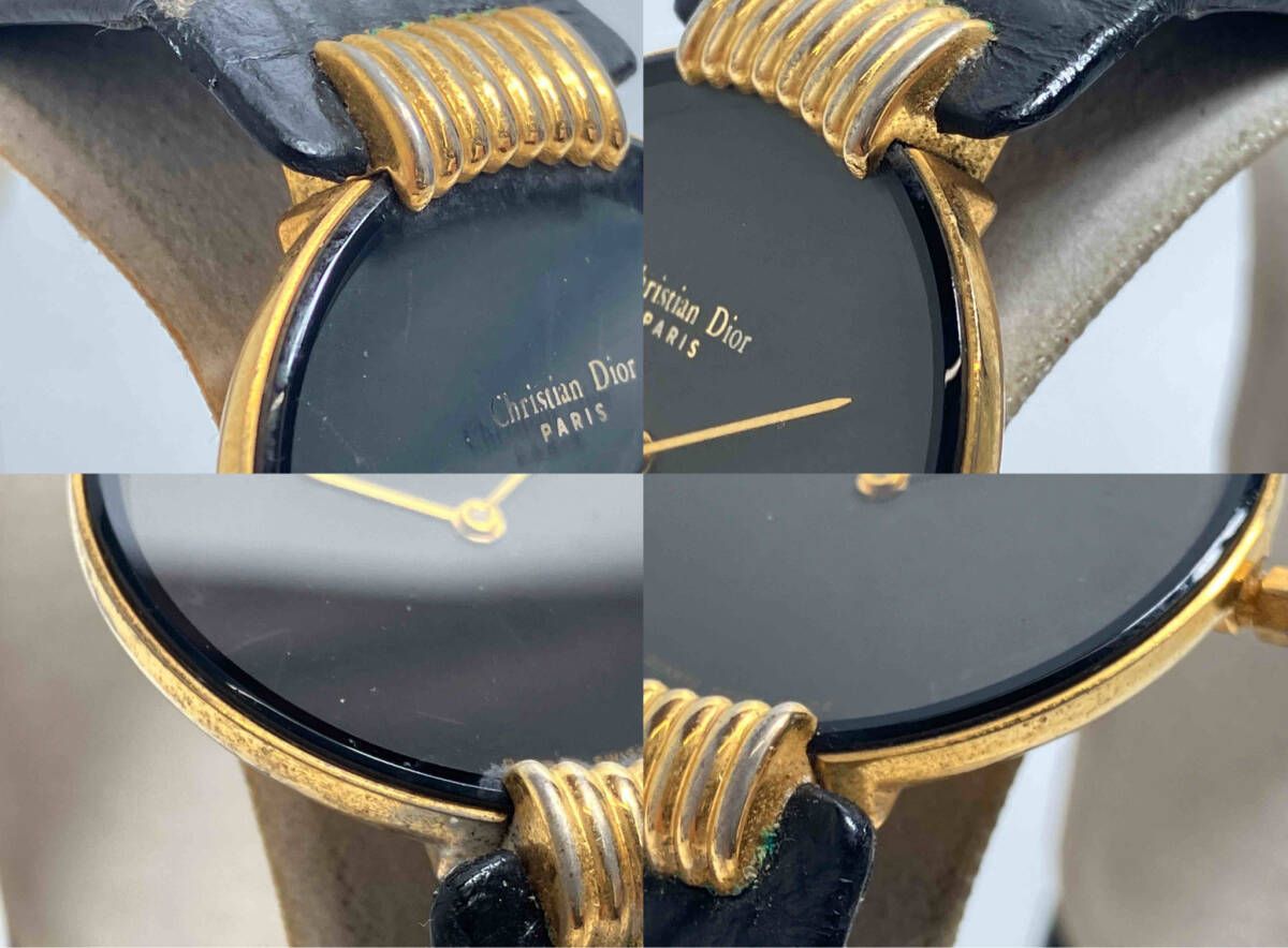 ジャンク 【アンティーク・動作未確認】Christian Dior ブラックムーン