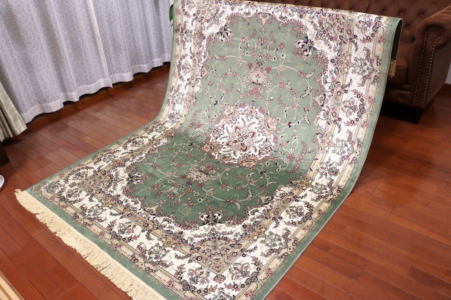 ペルシャ柄絨毯 120×160 新品未使用 カーペット 訳あり アウトレット ペルシャ柄絨毯 120×160 新品未使用 カーペット 訳あり