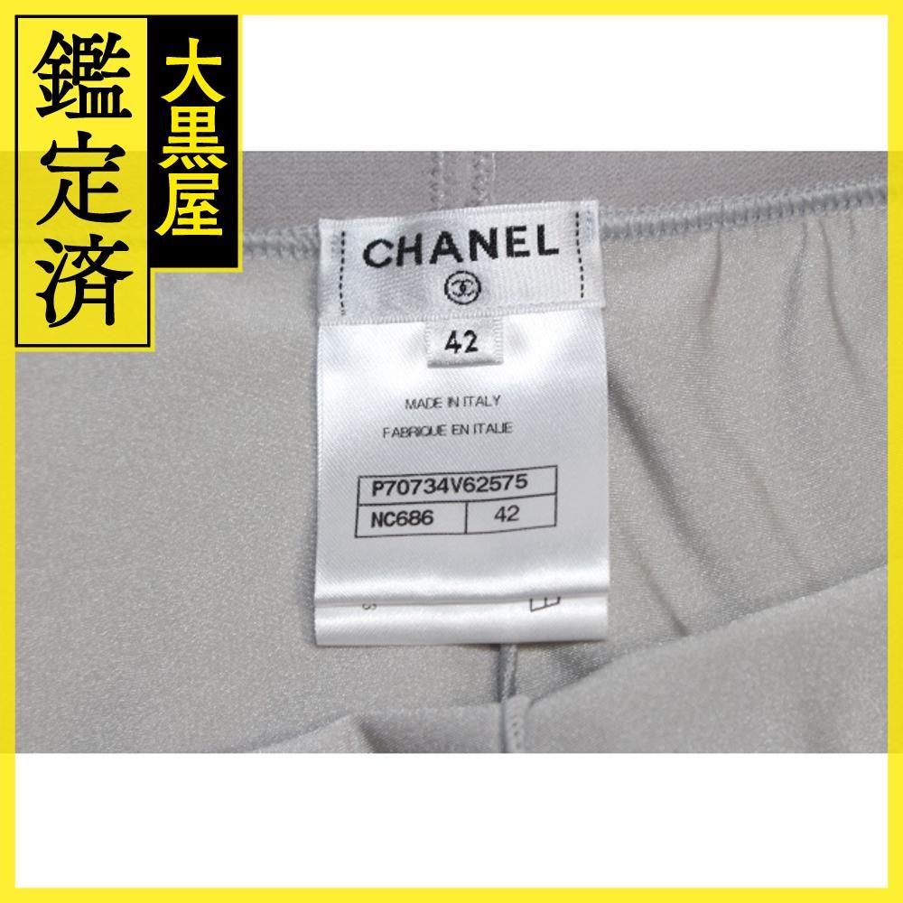 CHANEL シャネル 衣類 レギンス レディース42 グレー P70734V62575