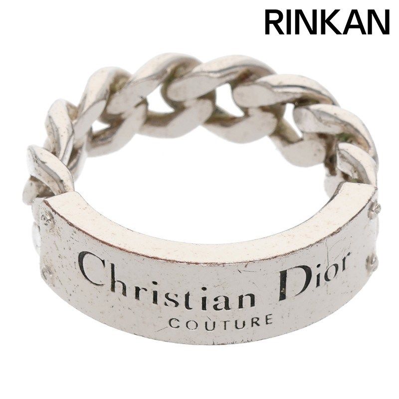 チェーンリンク ディオール Christian Dior ディオールCD ICON チェーンリンク リングL