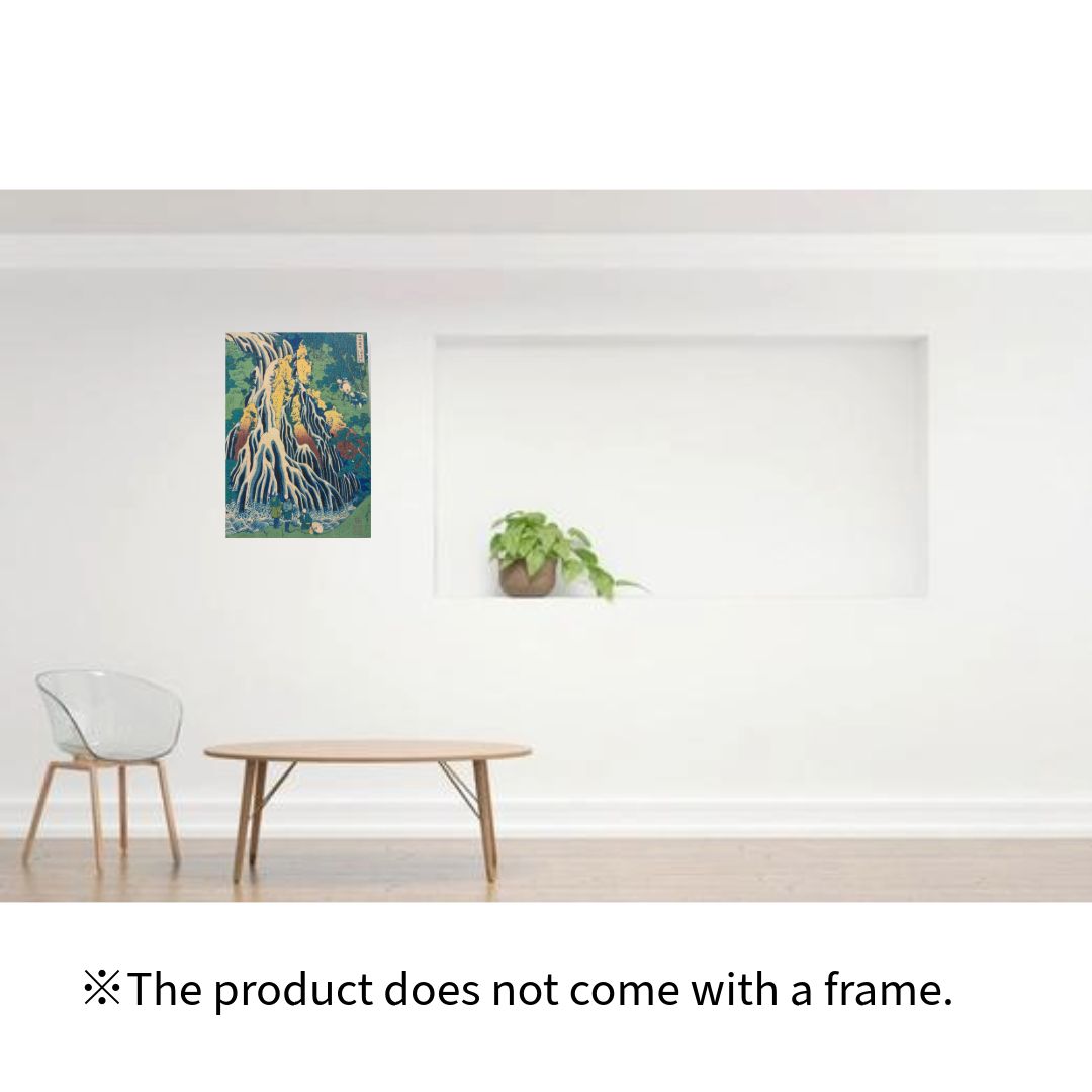 木製パネルアート 葛飾北斎 諸国瀧廻り (しょこくたきめぐり) 葛飾北斎 諸国瀧廻り（しょこくたきめぐり）美濃ノ国養老の瀧－Hokusai