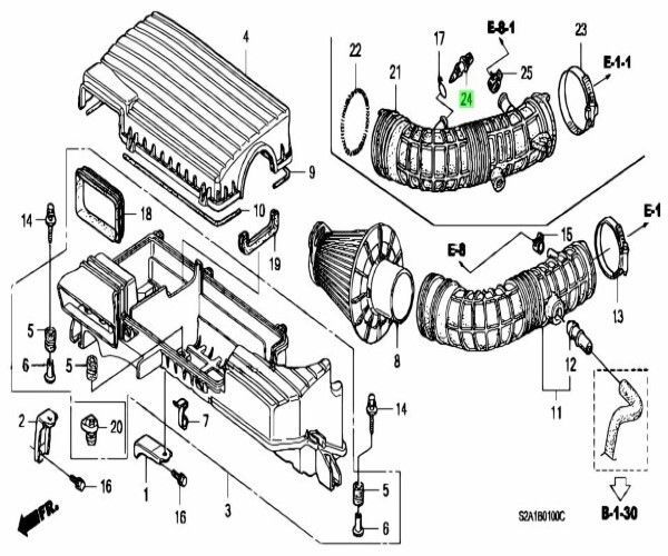 ホンダ 純正 シビック 4D エアーテンプセンサー HONDA CIVIC 4D Sensor Air Temperature 未使用 Genuine メーカー純正品 JDM OEM