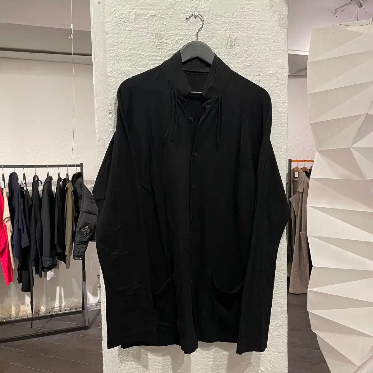【雷市場（ポンジャン）商品韓国直送】 Yohji Yamamoto(ヨウジ ヤマモト) ポアオム カラー ディテール カーディガン