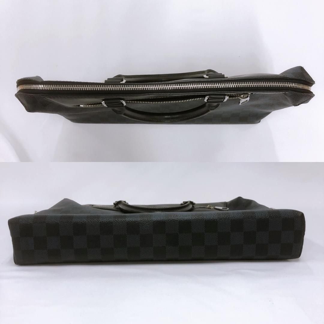 ルイヴィトン 美品 ダミエ グラフィット コバルト PDV UW-23A0018 