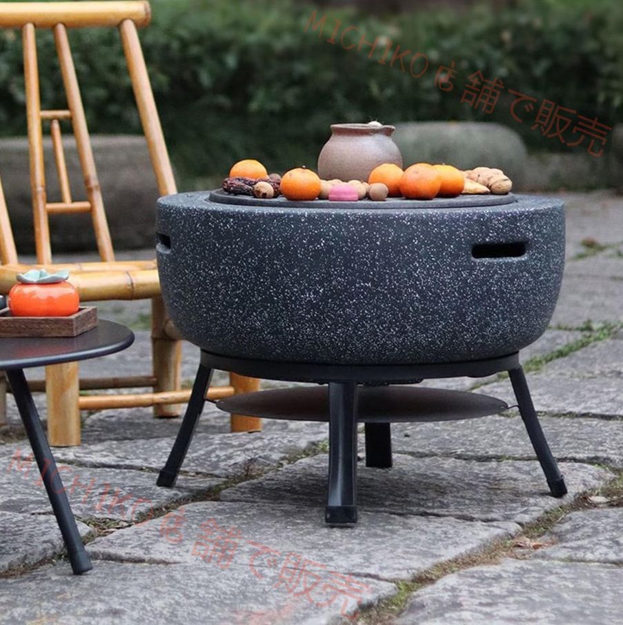 中庭ファイヤーピットテーブルウィンターピット屋内のピクニックパティオ用