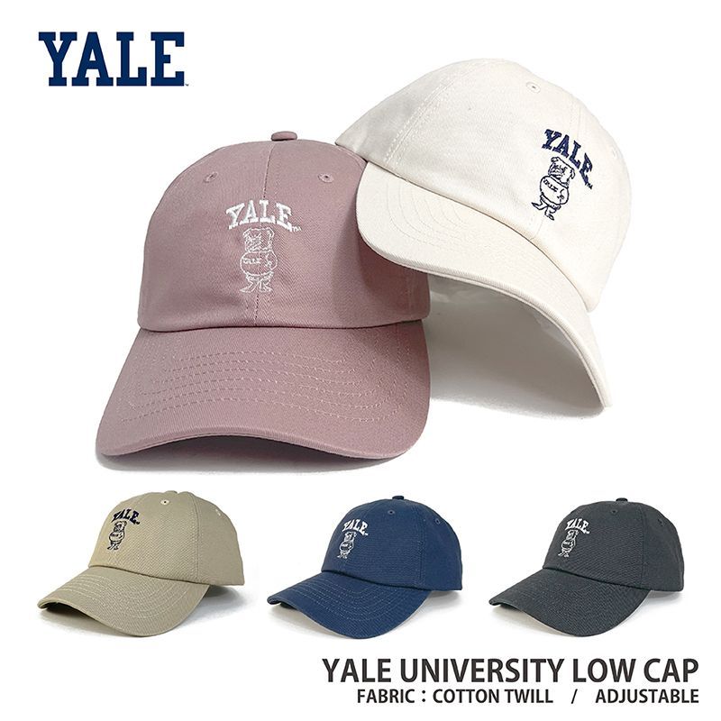 YALE UNIVERSITY公式ライセンスのローキャップ！YALE / イエール大学 LOW CAP (YLAG-046) ローキャップ キャップ メンズ レディース カレッジ ロゴ アメカジ スポーツ アイビー リーグ ブランド
