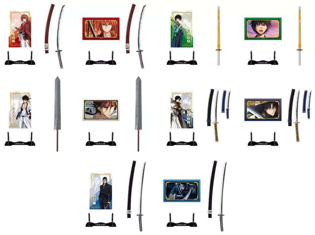 【中古】食玩 トレーディングフィギュア 全10種セット 「るろうに剣心-明治剣客浪漫譚-武器コレクション」