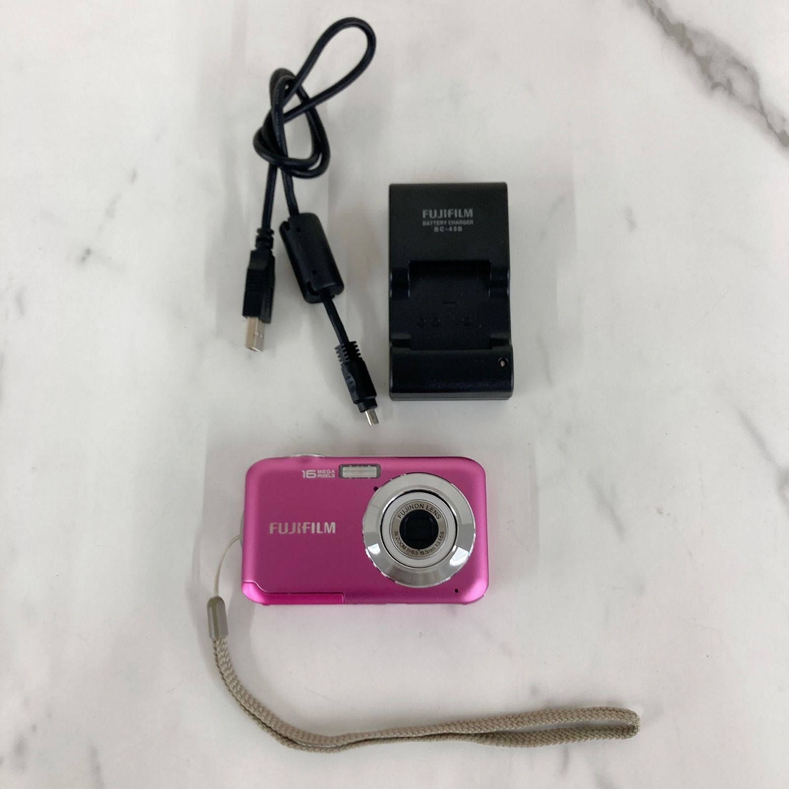 ＆フジフィルム FINEPIX ファインピクス JV250 ピンク 通電確認
