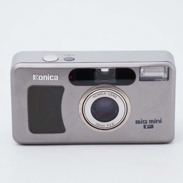 Konica コニカ コンパクトフィルムカメラ BiG mini F シルバー - メルカリ