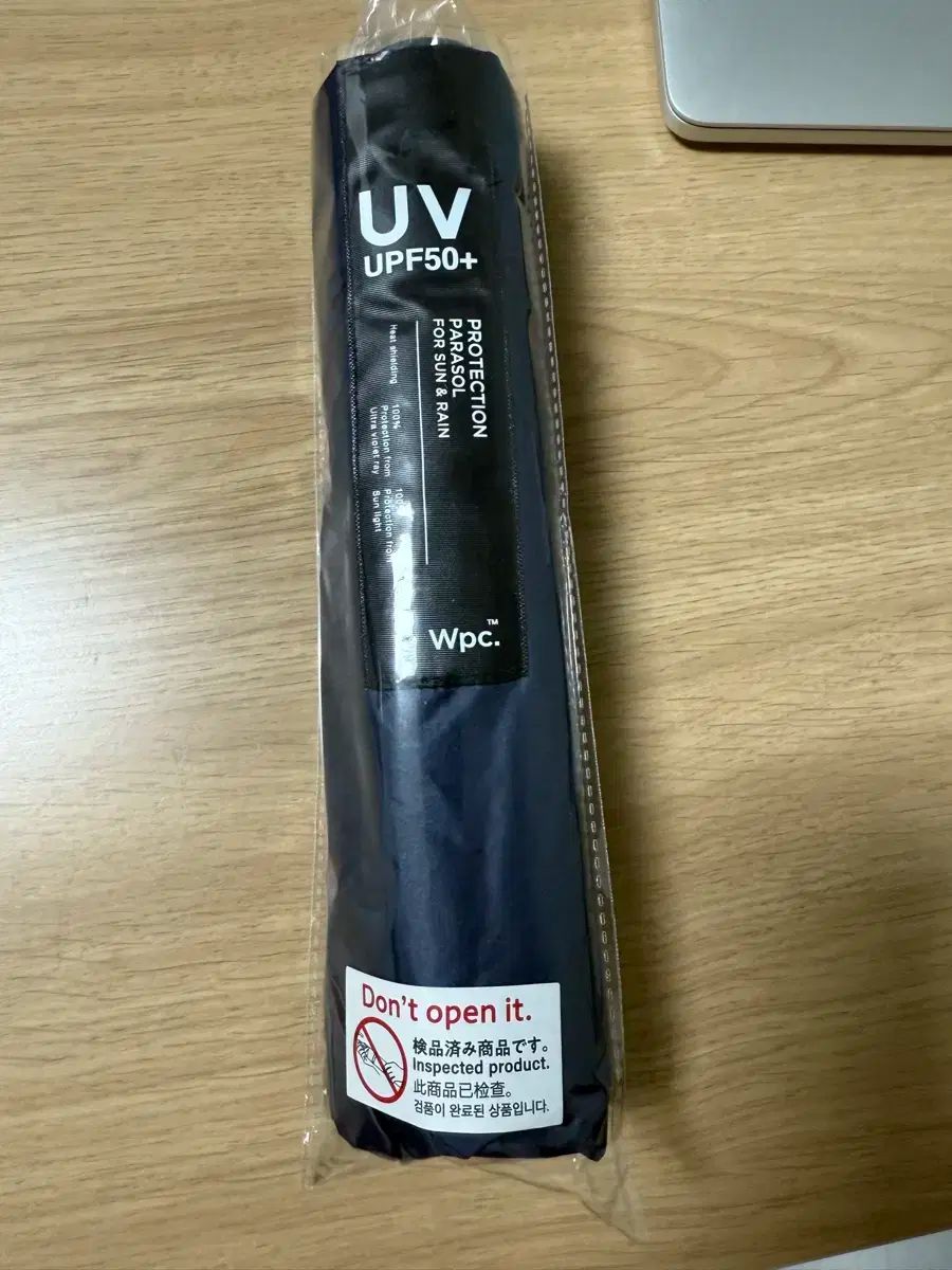 未開封 wpc 日傘 晴雨兼用傘 UVブロック 傘 ネイビー